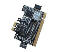 jojnsha A1105 Professional Motherboards Debugging Tool with Standby3Vsb Indicators PCIs Resets Signals and Component Error Lights HDD PCHs Satas Error Indicator