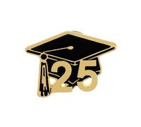 jojnsha Broche de aleación resistente para sombrero de graduación, elegante broche de sombrero de graduación para reuniones de ex alumnos y colecciones de accesorios, 10*10*3CM, Metal