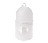 jojnsha Comedero colgante para bebedero con mango portátil automático para bebedor de agua, capacidad de 1 litro, para pájaros pequeños