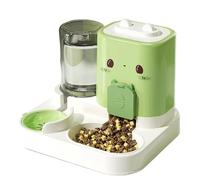 jojnsha Comederos Programables para Mascotas 2 En 1 Tazón De Agua Y Comida Temporizadores Función Diseño a Prueba De Derrames Seguro para Mascotas Comederos De Cronometrados para Gatos Grado