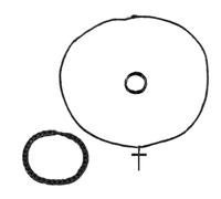 jojnsha Conjunto De Joyería Religiosa Para Hombres Collar Con Colgante Pulsera Única Anillos Los Dedos Adecuados Estilos Propios Y Declaración De Fe Joyería Hombres