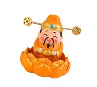 jojnsha Dios de la riqueza Estatuas de las Fortunas Caishen Figuritas Esculturas Fengshui Ornamento Coleccionables Decoraciones de Escritorio de la Riqueza de las Fortunas Caishen Figurillas