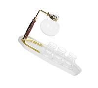 jojnsha Estructura De Cafetera Tubo Acabado Con Vidrio Inmune A Golpes Cálido Permanente Y Herramientas Elaboración Café Manual