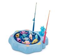 jojnsha Juguete Educativo De Pesca para Niños Pequeños Incluye Peces Magnéticos Y 2 Postes Que Mejora Las Habilidades De Interacción Entre E Hijos