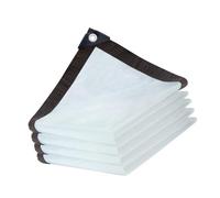 jojnsha Lona Transparente Impermeable De PVC para Animales con Cordón De Amarre para Gallinas Conejos Protecciones De Invernadero Refugio Duradero para Animales Aire Libre