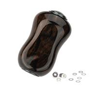 jojnsha Mango de carrete de fundición de madera, mango de repuesto para rueda de pesca, agarre modificado, carrete de pesca, mango basculante