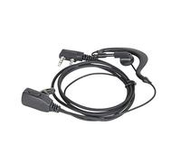 jojnsha Micrófono multifunción con forma de auricular, herramienta de comunicación esencial, micrófono de fácil transporte para BF888S UV5R, gancho ajustable para la oreja