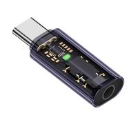jojnsha Plug And Play - Convertidor de cable de auriculares tipo C a 3,5 mm con chip de decodificación para sonido claro para teléfono serie 15 y música