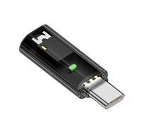 jojnsha Plug And Play - Convertidor de cable de auriculares tipo C a 3,5 mm con chip de decodificación para sonido claro para teléfono serie 15 y música