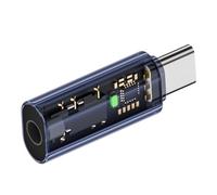 jojnsha Plug And Play - Convertidor de cable de auriculares tipo C a 3,5 mm con chip de decodificación para sonido claro para teléfono serie 15 y música