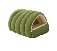 jojnsha Refugio para Gatos Lavable Y Cerrado Relleno De Algodón Suave Cubierta Terciopelo Cama Reductora Estrés Base Antideslizante Pieza Decoración Hogar Cama Antideslizante Gatos