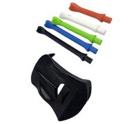 jojnsha Soporte de base de césped de golf con 5 camisetas de simulador precortadas, soporte creativo para pelotas de pie, accesorios duraderos