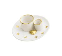 jojnsha Soporte de incienso 4 en 1, barra de incienso de cerámica y palos santo, salvias para quemar cenizas, bandeja para decoración de palos