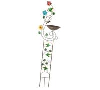 jojnsha Soporte De Planta Metal Vintage 60 Pulgadas Aves Compatible con Rejilla Jardín Inmune A La Oxidación Antigua Rejilla Jardín Aire Libre