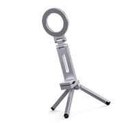 jojnsha Soporte magnético plegable para trípode para teléfono, soporte portátil giratorio de 360 grados, soporte para teléfono de escritorio