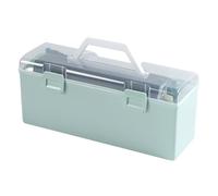 jojnsha Soporte para pinceles de pintura con mango, contenedor de pinceles largos, caja de almacenamiento, herramienta de dibujo