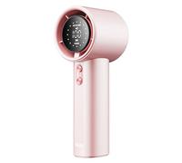 jojnsha Ventilador de mano pequeño para exteriores, 4000 mAh, con 100 velocidades, ajustable, recargable, para viajes, hogar, camping, escritorio al aire libre