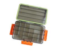 jojnsha Versátiles caja de almacenamiento para equipo de pesca con sellado a prueba de fugas, caja de aparejos extraíble, cebos, anzuelos, equipo de pesca