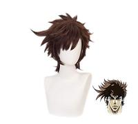 JoJo cosplay peluca extraña aventura joseph joestar de peluca corta cosplay