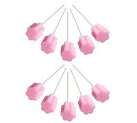 jojobasec Juego de 10 hisopos desechables para el cuidado de los hisopos dentales estériles sin sabor