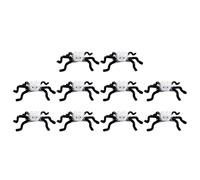 jojobasec Juego de 10 horquillas para el pelo de arañas de Halloween para niños y adultos, horquillas laterales para mujeres, pinzas laterales para festivales