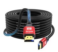 jojobnj 4K HDMI Cable 20m, High Speed HDMI 2.0 Cord 4K@60Hz 18Gbps, Ultra HD,Ethernet Audio Return,Video 4K,1080p,3D,Arc, HDR Compatible con Xbox,PS5/PS4,HDTV,Laptop ect(Red)