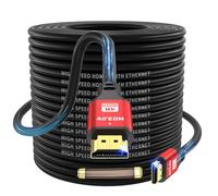 jojobnj 4K HDMI Cable 30m, High Speed HDMI 2.0 Cord 4K@60Hz 18Gbps, Ultra HD,Ethernet Audio Return,Video 4K,1080p,3D,Arc, HDR Compatible con Xbox,PS5/PS4,HDTV,Laptop ect(Red)