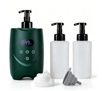 JOJOCOSMO Máquina profesional de espuma caliente, calentador de crema de afeitar de calentamiento rápido con temporizador de 1 a 24 horas, pantalla de °F/°C, 2 botellas desmontables para afeitar