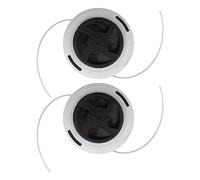 JOJOCY 2 cabezales de corte de doble línea C26-2 para Stihl FS55 FS56 FS70 FS80 FS85 FS89 FS90 FS94 FS100 FS120 FS130 FS240 FS250 FS260R FR130 FR410 FR460 FS-KK M FSA90 Recortadora de cuerdas