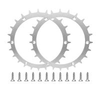 JOJOCY Estacas de acero inoxidable para cortacésped Bosch Indego XS300 M700 S500, 170 mm, con 12 tornillos, mejora de tracción para Bosch