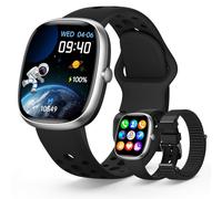 JoJoego Reloj Inteligente Niño, Pulsera Inteligente con 100+ Modos Deportivos, Podómetro, Frecuencia Cardíaca, Monitor de Sueño, IP68 Impermeable, Regalos para Adolescentes de 5-16 Años, Negro