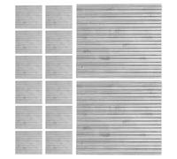 jojofuny 1/35 Tejas Miniatura Metálicas Corrugadas 32 Piezas para Construcción de Modelos de Arquitectura Militar, Accesorios para Techos de Casas de Muñecas y Escenas de Diorama