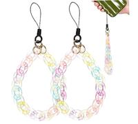 jojofuny 1 Juego Cordón Para Teléfono Móvil Color 2 Piezas Decoración Del Encanto Del Teléfono Cordones Para Teléfonos Móviles Cadena Telefonica Poseedor Teléfono Colgando Acrílico 2 Piezas