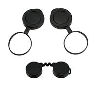 jojofuny 1 Juego Cubierta del Ocular Tapa De Lente Trasera Binocular Tapas De Lentes Objetivo para Lentes De Objetivo Tapa del Ocular Contraportada Caucho Prismáticos