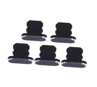 jojofuny 1 Juego De 5 Piezas Puerto De Carga Enchufe Protector De Cable De Teléfono Salida Cargador Soporte Auricular Malla Cargador De Teléfono Puerto Limpiador Flash Plumero Puerto