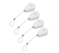 jojofuny 1 Juego De Funda Antirrobo Telescópica con Cable De Acero Retráctil Automático, Cerradura De Seguridad para Dispositivos Electrónicos, Sala De Exposición De Seguridad.