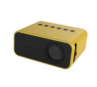 jojofuny 1 Juego De Proyector Reproductor Multimedia Reproductor De Vídeo Dispositivo De Proyección De Películas Reproductor De Películas Plástico Amarillo