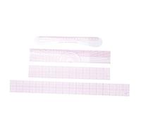 jojofuny 1 Juego Transparentes Para Costura Y Acolchado Curvas Multifuncionales Para Diseño De Ropa Y Manualidades De Confección Precisas Y Versátiles 4 Piezas