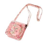 jojofuny 1 Pc Estuche para la Camara Caso de cámara instantánea flamencos Etiquetas rectangulares Plateadas - Estuche cámara Mini - Estuche cámara Vintage Protector de cámara Universal Rosa