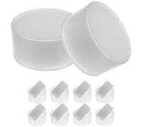 jojofuny 10 Esponjas Humectantes para Dedos Redondas Transparentes Herramienta Profesional para Contar Dinero Manos Suministros Bancarios Tamaño Pequeño Esponjas para Uso Diario y