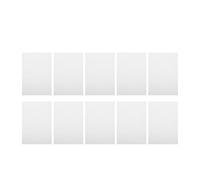 jojofuny 10 Hojas Papel Estabilizador Soluble en Agua para Bordado, No Tejido Blanco, Adhesivo y Lavable, Adecuado para Proyectos de Costura y Bordado en Telas y Toallas