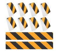 jojofuny 10 peldaños para escaleras de exterior: tapetes antideslizantes de 61 x 10 cm, de grano 80, para escalones de madera, con tiras adhesivas precortadas resistentes a la intemperie para mayor