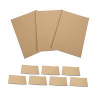 jojofuny 10 Piezas de Notas sin Papel Kraft Portátil para Contabilidad Gestión de Pedidos y Notas de Reunión Cuaderno de Escritura para Oficina y