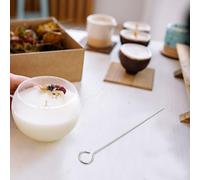 jojofuny 10 piezas Herramienta de Hierro para Hacer Velas DIY Aguja para Centrar Mechas Punzón Afilado para Perforar y Ensartar Mechas Pack de Unidades para Velas Aromáticas Artesanales