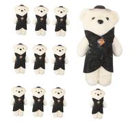 jojofuny 10 Piezas Osos De Espuma Simulados para Graduación Fiestas y Eventos Adornos De Osito De Peluche para Manualidades y Decoración