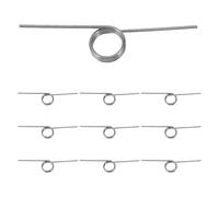 jojofuny 10 Piezas Resorte de Torsión Metálico Pequeño para Tapa de Cubo de Basura, Repuesto de Resorte de Torsión de Acero, Accesorio para Reparación y Mantenimiento Industrial