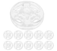 jojofuny 100 Botones Transparentes Invisibles de Resina para Coser, 13 Mm, 100 Unidades para Camisas, Abrigos y Manualidades de Costura