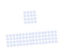 jojofuny 100 Piezas Almohadillas Antideslizantes de Unidades Ventosas Dobles Resistentes para Mesa de Pads Portátiles para Absorber Uso Superficies Planas y Baños