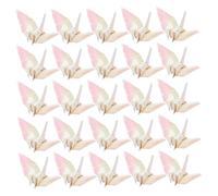 jojofuny 100 Piezas de Grullas de Origami de Papel, Preplegadas y Fáciles de Llevar, Adorno Elegante para Fondos de Boda y Fiestas