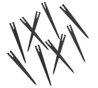 jojofuny 100 piezas Soportes de Jardín para Riego por Goteo Estacas de Plástico Duradero para Fijación y Soporte de Mangueras Clavos de Anclaje Prácticos para Huertas y Jardines